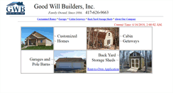 Desktop Screenshot of goodwillbuilders.com